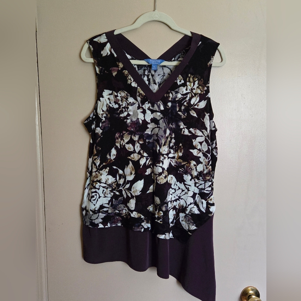 Women's Simply Vera Wang Floral Tank XL